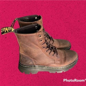 Dr. Martens AirWair Leather Brown Boots Unisex